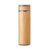 Bouteille isotherme double paroi 400 ml en acier inox personnalisée TAMPERE Matières : acier inoxydable Couleurs : bois goodies 