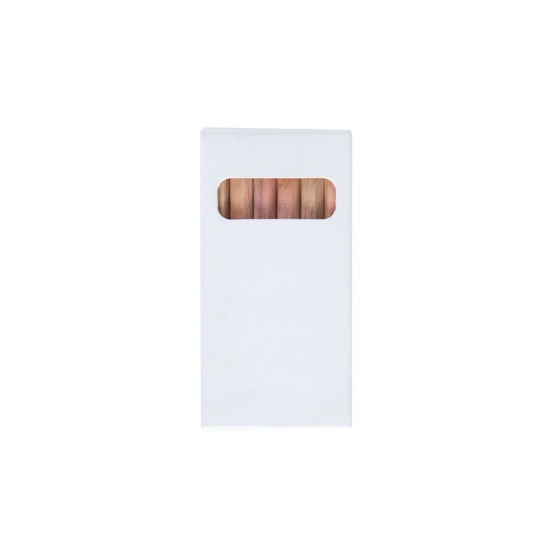 Étui Éco-responsable Personnalisable pour 6 Crayons Aquarellables 8,7 - Crayons COUL cadeau entreprise pas cher