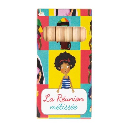 Étui Éco-responsable Personnalisable pour 6 Crayons Aquarellables 8,7 - Crayons COUL impression logo haute qualité