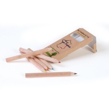Étui Éco-responsable Personnalisable pour 6 Crayons Aquarellables 8,7 - Crayons COUL personnalisation sur mesure