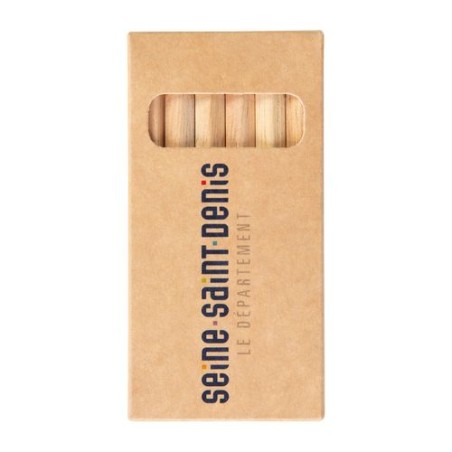 Étui 6 Crayons de Couleur Écologiques