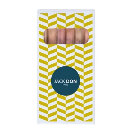 Étui Éco-responsable Personnalisable pour 6 Crayons Aquarellables 8,7 - Crayons COUL cadeau collaborateur premium