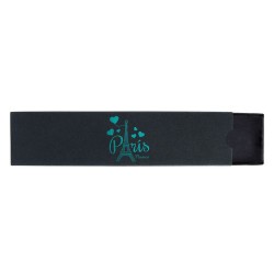 Étui-fourreau  noir pour 12 crayons - Packaging Personnalisé