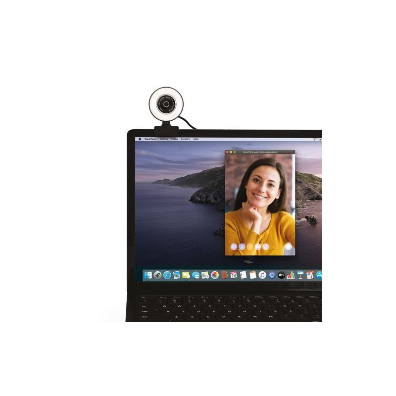 Webcam HD 1080P Éco-responsable avec Microphone pour Ordinateur - Accessoire de Qualité Personnalisé goodies publicitaire événem