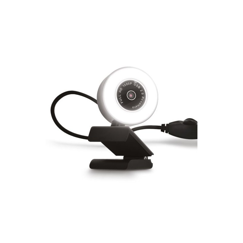 Webcam HD 1080P Éco-responsable avec Microphone pour Ordinateur - Accessoire de Qualité Personnalisé marquage laser ultra précis