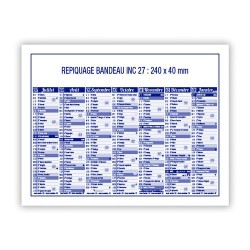Calendrier bancaire personnalisable premium 2025 Matières : carton 2