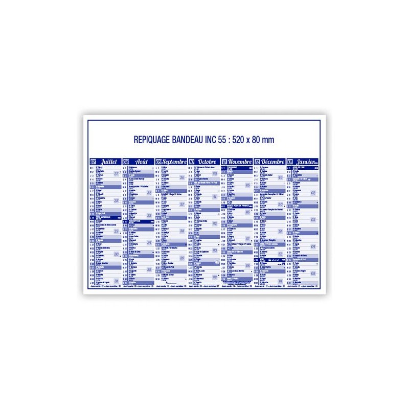 Calendrier bancaire personnalisable premium 2025 Matières : carton marquage laser ultra précis