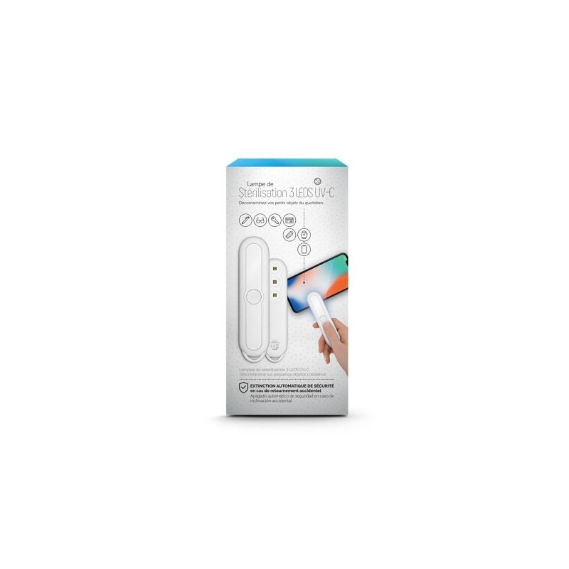 Lampe portable de stérilisation UV-C 3 pour hygiène et bien-être personnalisée impression haute définition