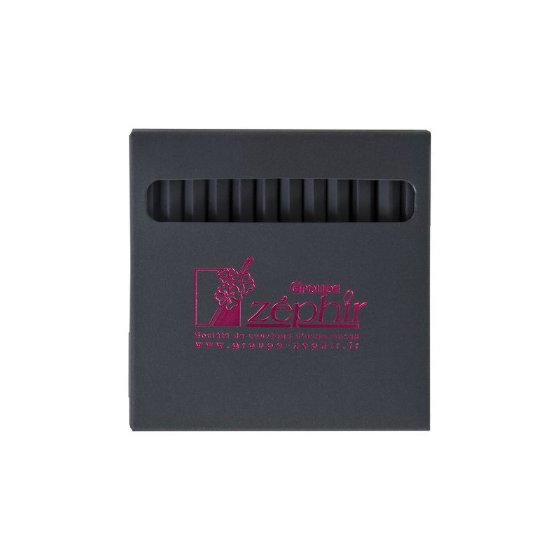 Etui 12 Crayons de Couleur Prestige Black