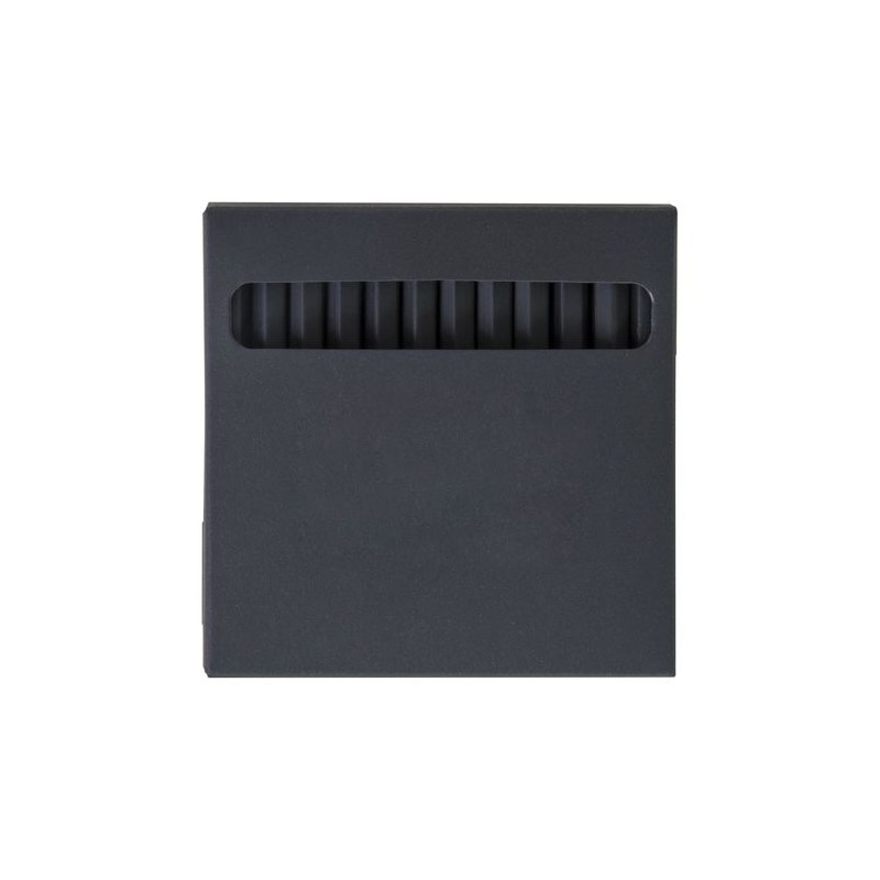 Étui noir personnalisé pour 12 crayons couleur - Cadeau d'entreprise livraison express 24h 48h