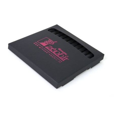 Etui 12 Crayons de Couleur Prestige Black