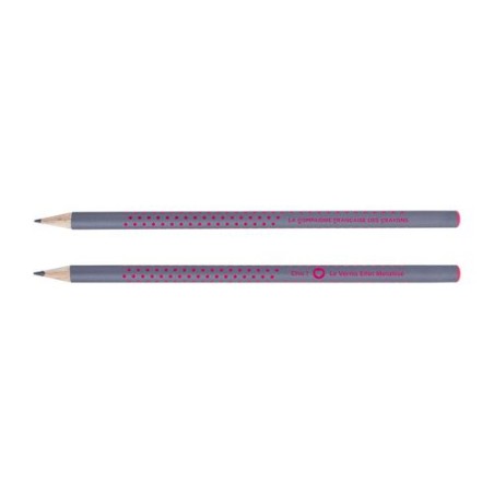 Crayon ECO ROND 17,6 cm - Pastille personnalisée