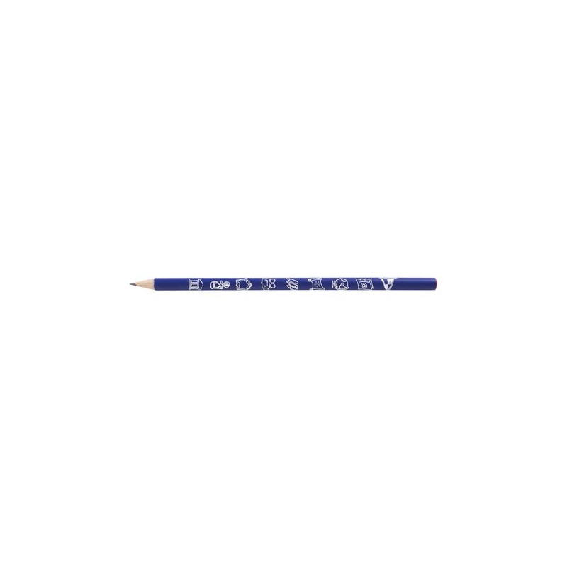 Crayon Éco-responsable Publicitaire 17,6 cm - Éco ROND marquage laser ultra précis