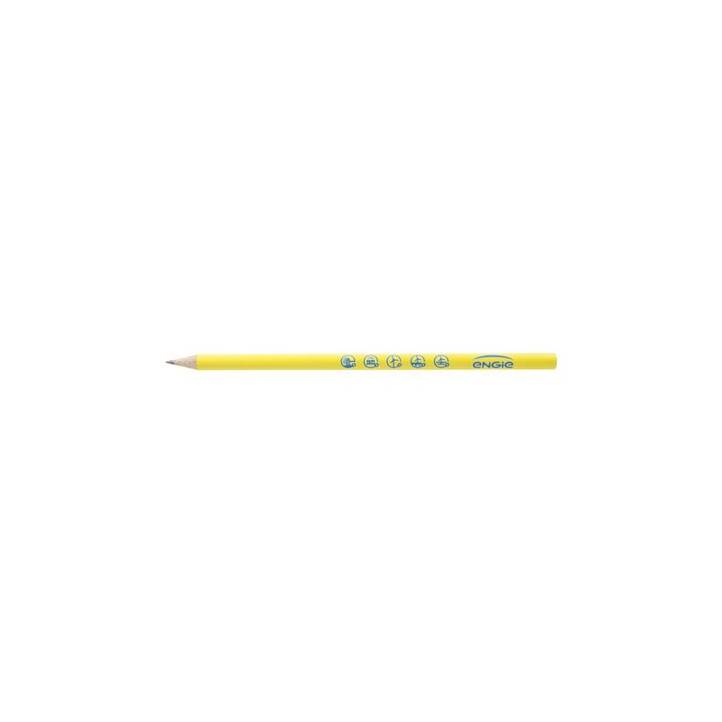 Crayon Éco-responsable Publicitaire 17,6 cm - Éco ROND personnalisation rapide en France