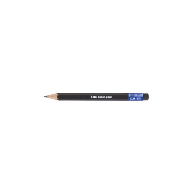 Crayon  hexagonal personnalisable 17,6 cm - ECO HEXA 8,7 PANTONE T Gomme impression haute définition