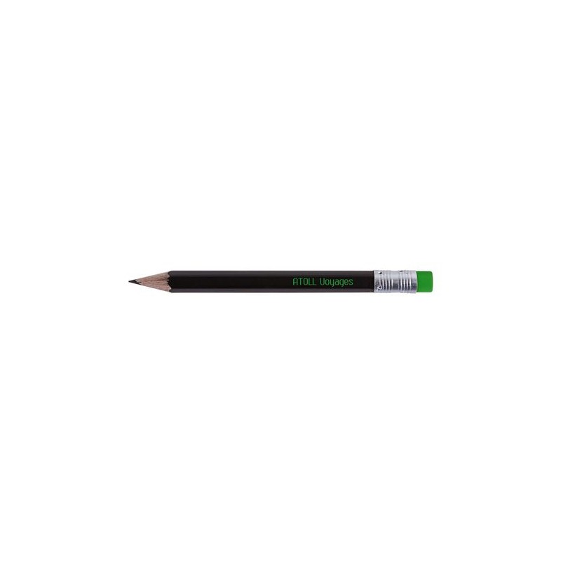 Crayon  hexagonal personnalisable 17,6 cm - ECO HEXA 8,7 PANTONE T Gomme livraison express 24h 48h