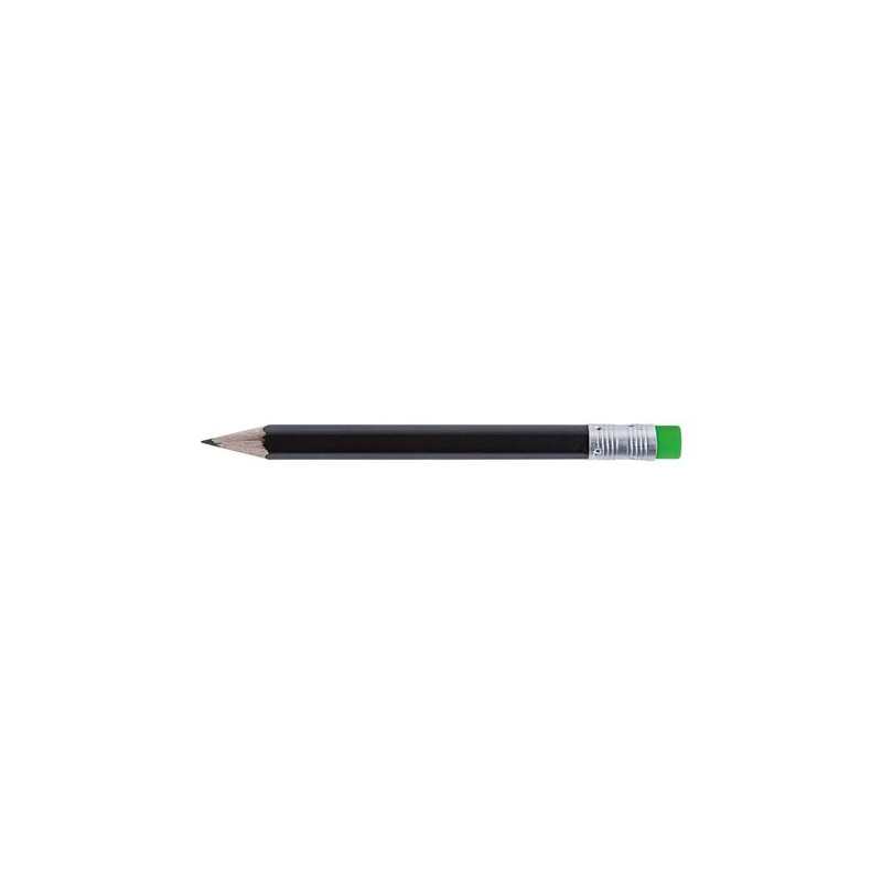 Crayon  hexagonal personnalisable 17,6 cm - ECO HEXA 8,7 PANTONE T Gomme objet promotionnel éco-responsable