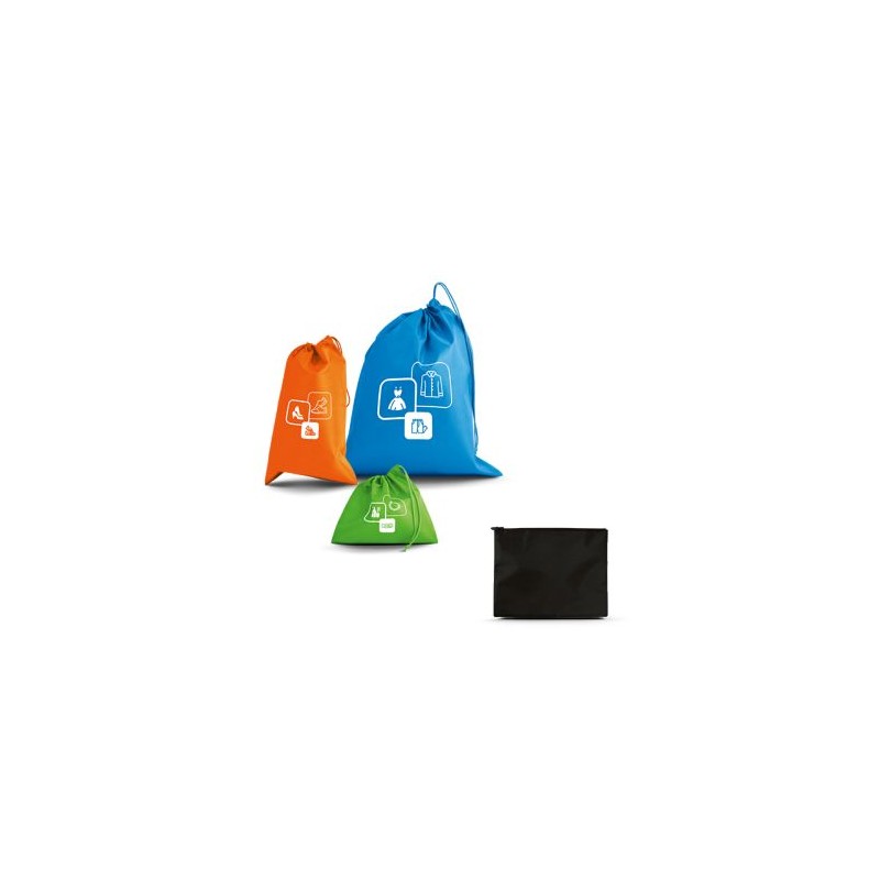 Sacs à chaussures et à linge personnalisés - SET MULTISAC pas cher goodies publicitaire événementiel