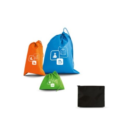 Sacs à chaussures et à linge personnalisés - SET MULTISAC pas cher goodies publicitaire événementiel