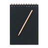Carnet à gratter personnalisé - BLACK Matières : papier Couleurs : bois personnalisable avec votre logo