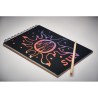 Carnet à gratter personnalisé - BLACK Matières : papier Couleurs : bois goodies publicitaire événementiel