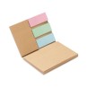 Set de Mémo Éco-responsable en Papier Recyclé Personnalisé - MAUI Matières : papier recyclé Couleurs : beige