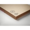 Set de Mémo Éco-responsable en Papier Recyclé Personnalisé - MAUI Matières : papier recyclé Couleurs : beige impression haute dé
