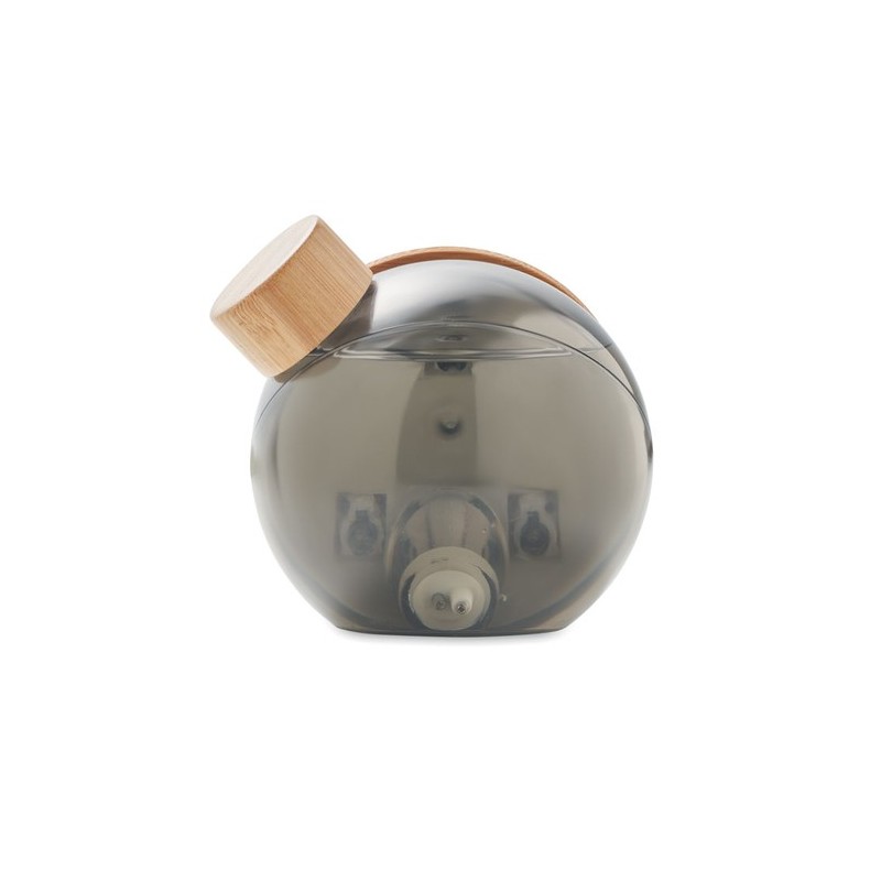Horloge LCD à eau  en bambou personnalisée - DROPPY LUX Matières : ABS Couleurs : gris transparent personnalisable avec votre lo