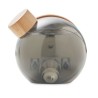 Horloge LCD à eau  en bambou personnalisée - DROPPY LUX Matières : ABS Couleurs : gris transparent personnalisable avec votre lo