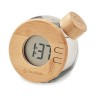Horloge LCD à eau  en bambou personnalisée - DROPPY LUX Matières : ABS Couleurs : gris transparent cadeau entreprise pas cher