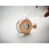 Horloge LCD à eau  en bambou personnalisée - DROPPY LUX Matières : ABS Couleurs : gris transparent impression haute définition