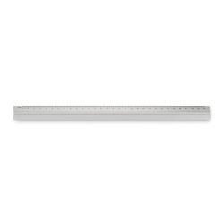 Règle architecte personnalisée de 30cm - TRIA Matières : aluminium Couleurs : argenté mat
