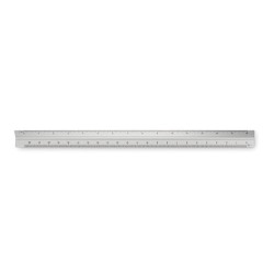 Règle architecte personnalisée de 30cm - TRIA Matières : aluminium Couleurs : argenté mat 2