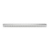 Règle architecte personnalisée de 30cm - TRIA Matières : aluminium Couleurs : argenté mat personnalisable avec votre logo