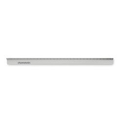 Règle architecte personnalisée de 30cm - TRIA Matières : aluminium Couleurs : argenté mat goodies publicitaire événementiel