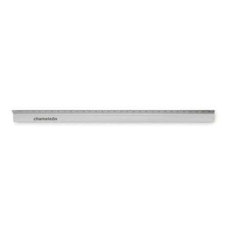 Règle architecte personnalisée de 30cm - TRIA Matières : aluminium Couleurs : argenté mat goodies publicitaire événementiel
