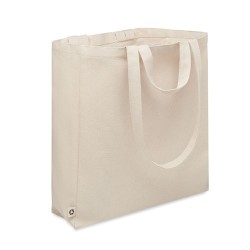 Sac shopping  en coton recyclé - GAVE Matières : coton recyclé Couleurs : beige