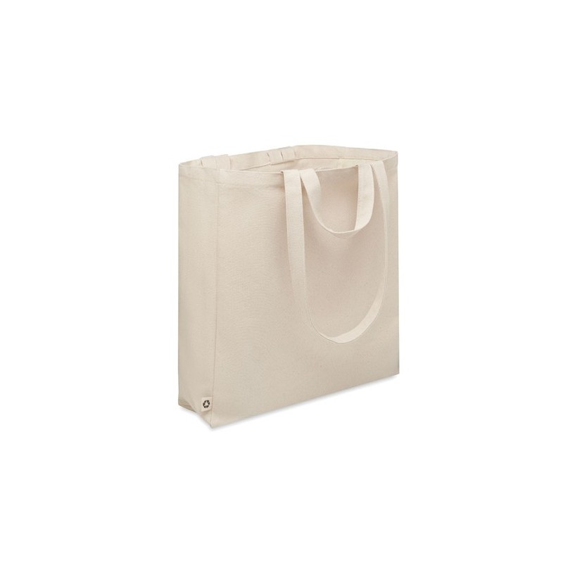 Sac shopping  en coton recyclé - GAVE Matières : coton recyclé Couleurs : beige