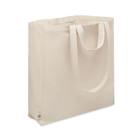 Sac shopping  en coton recyclé - GAVE Matières : coton recyclé Couleurs : beige