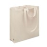 Sac shopping  en coton recyclé - GAVE Matières : coton recyclé Couleurs : beige