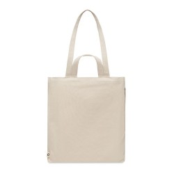 Sac shopping  en coton recyclé - GAVE Matières : coton recyclé Couleurs : beige 2