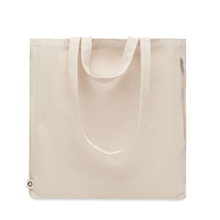 Sac shopping  en coton recyclé - GAVE Matières : coton recyclé Couleurs : beige cadeau entreprise pas cher