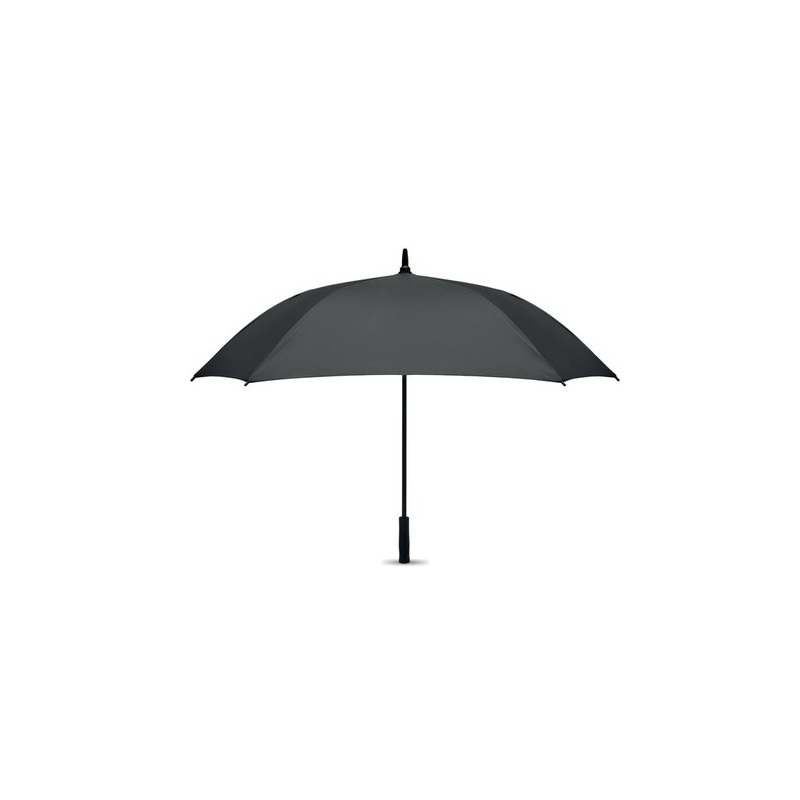 Parapluie tempête carré personnalisé 27" - COLUMBUS Matières : verre Couleurs : noir personnalisable avec votre logo