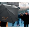 Parapluie tempête carré personnalisé 27" - COLUMBUS Matières : verre Couleurs : noir impression haute définition