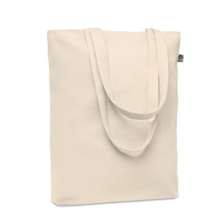 Sac Shopping Éco-responsable en Toile 270 gr/m² - RASSA+ Matières : coton biologique Couleurs : beige