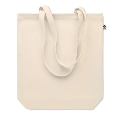 Sac Shopping Éco-responsable en Toile 270 gr/m² - RASSA+ Matières : coton biologique Couleurs : beige 2