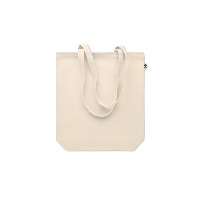 Sac Shopping Éco-responsable en Toile 270 gr/m² - RASSA+ Matières : coton biologique Couleurs : beige personnalisable avec votre