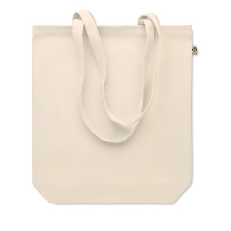 Sac Shopping Éco-responsable en Toile 270 gr/m² - RASSA+ Matières : coton biologique Couleurs : beige personnalisable avec votre