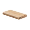 Powerbank  en bambou de 4000 mAh - ARENAPOWER C Couleurs : bois