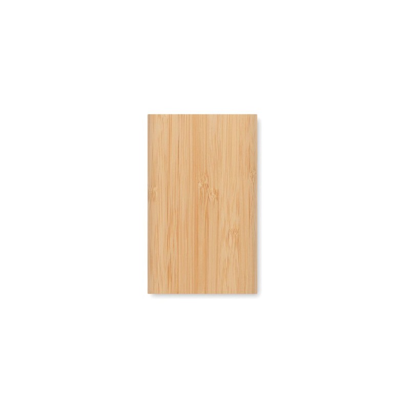 Powerbank  en bambou de 4000 mAh - ARENAPOWER C Couleurs : bois personnalisable avec votre logo